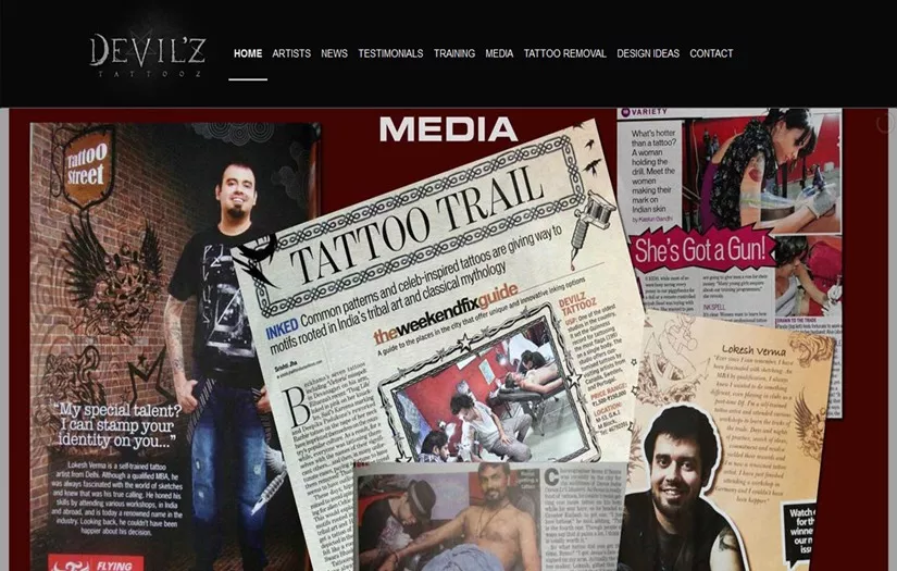 Devil'z Tattoo - Digital Marketing Case Study screenshot 1